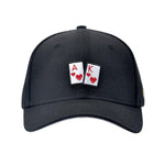 Poker Game Ace King Hearts Adjustable Cotton Baseball Hat Hip Hop Cap Unisex