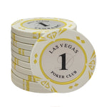 Premium Las Vegas Poker Chip 14-Gram Casino Chips Clay-Pack of 50