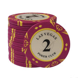 Premium Las Vegas Poker Chip 14-Gram Casino Chips Clay-Pack of 50