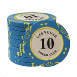 Premium Las Vegas Poker Chip 14-Gram Casino Chips Clay-Pack of 50