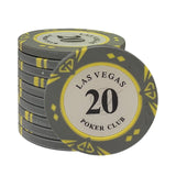 Premium Las Vegas Poker Chip 14-Gram Casino Chips Clay-Pack of 50