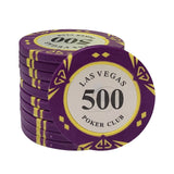 Premium Las Vegas Poker Chip 14-Gram Casino Chips Clay-Pack of 50