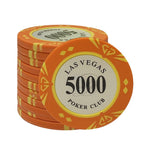 Premium Las Vegas Poker Chip 14-Gram Casino Chips Clay-Pack of 50